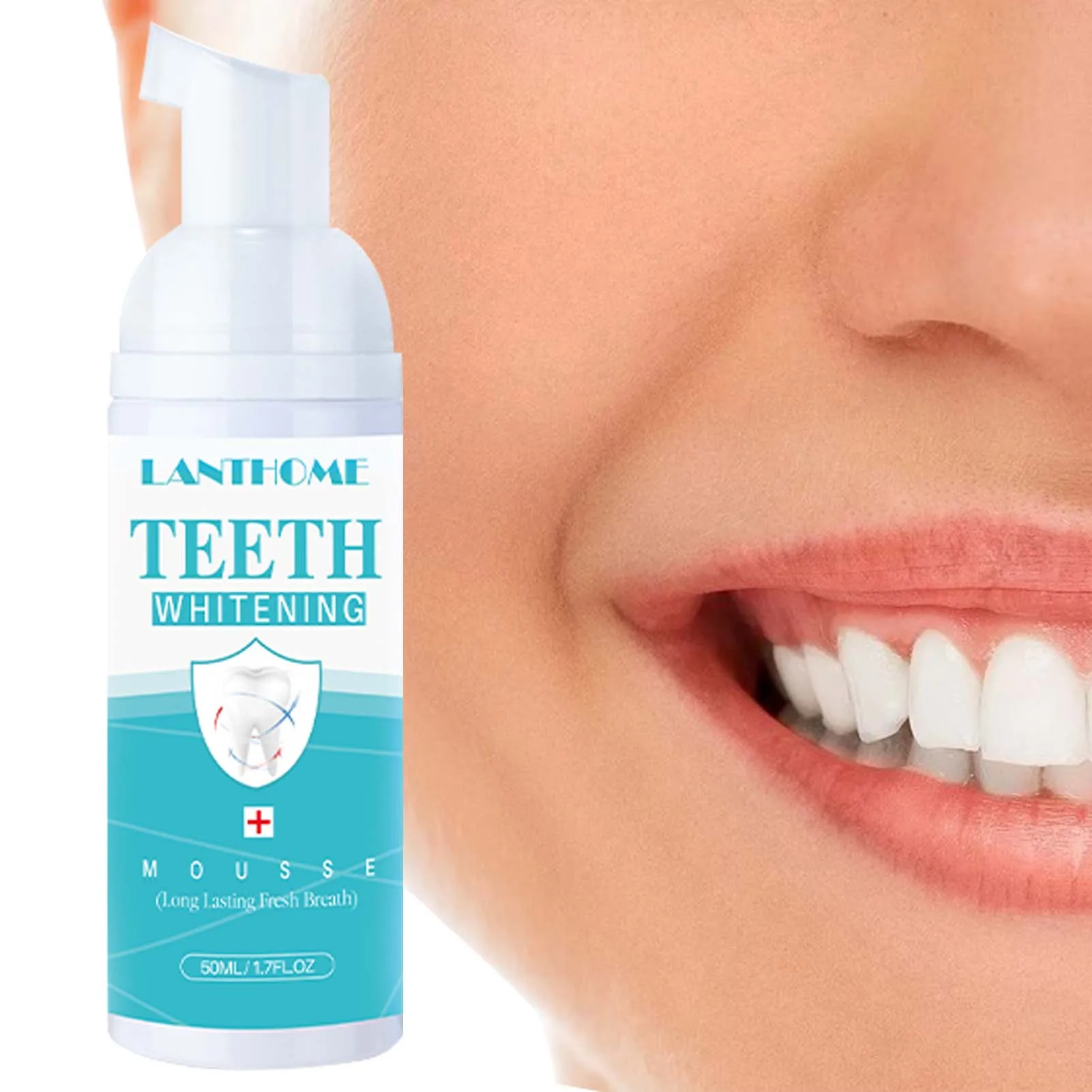 

Toothpaste Whitening Foam Natural Mouth Wash Mousse Teeth Whitening Foam Toothpaste Oral Hygiene Breath Dental Tool 50ml