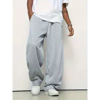 Super handsome men's straight leg pants made of pure cotton for casual wear suitable for both men and women in autumn and winter