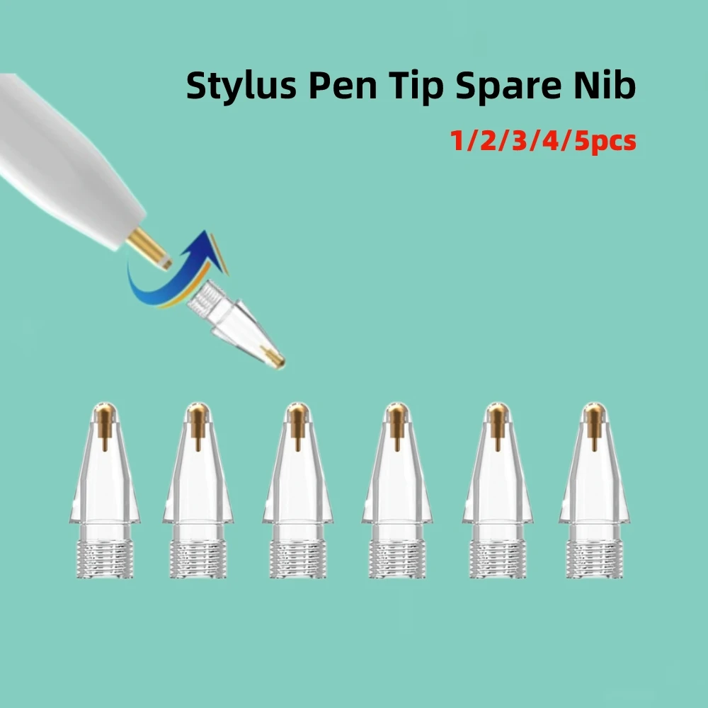 Stylus Pen Nib Apple pencil Nib Clear Spare ABS Transparent for PEN002 Replacement Tip for Apple Pencil Gen 1/2 Ipad accessories apple pencil nib pencil nib pencil tips