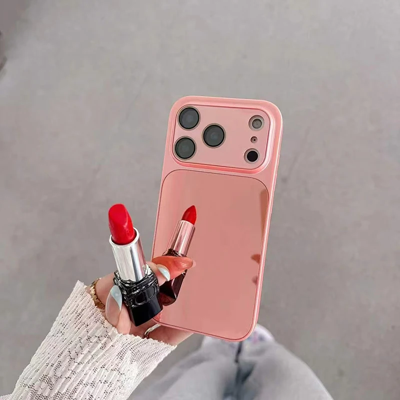 Premium Mirror Style Lens Protection Phone Case - All-Inclusive Design with Enhanced Durability