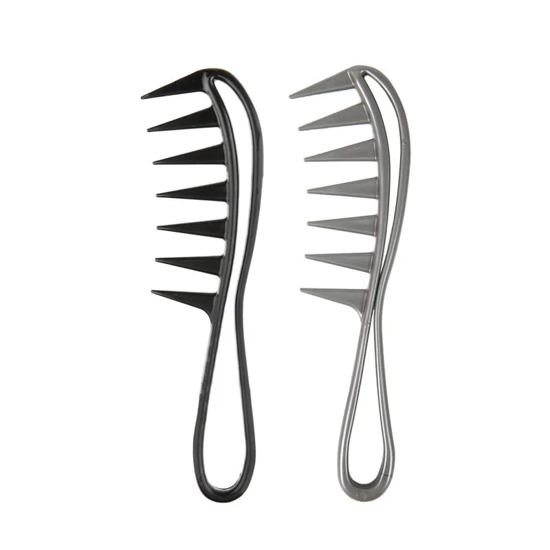 

Hair Brush Wide Teeth Oil Head Comb Men Retro Big Back Massage Comb Barbershop Home Hair Comb Styling Fish Teeth Hair Tools