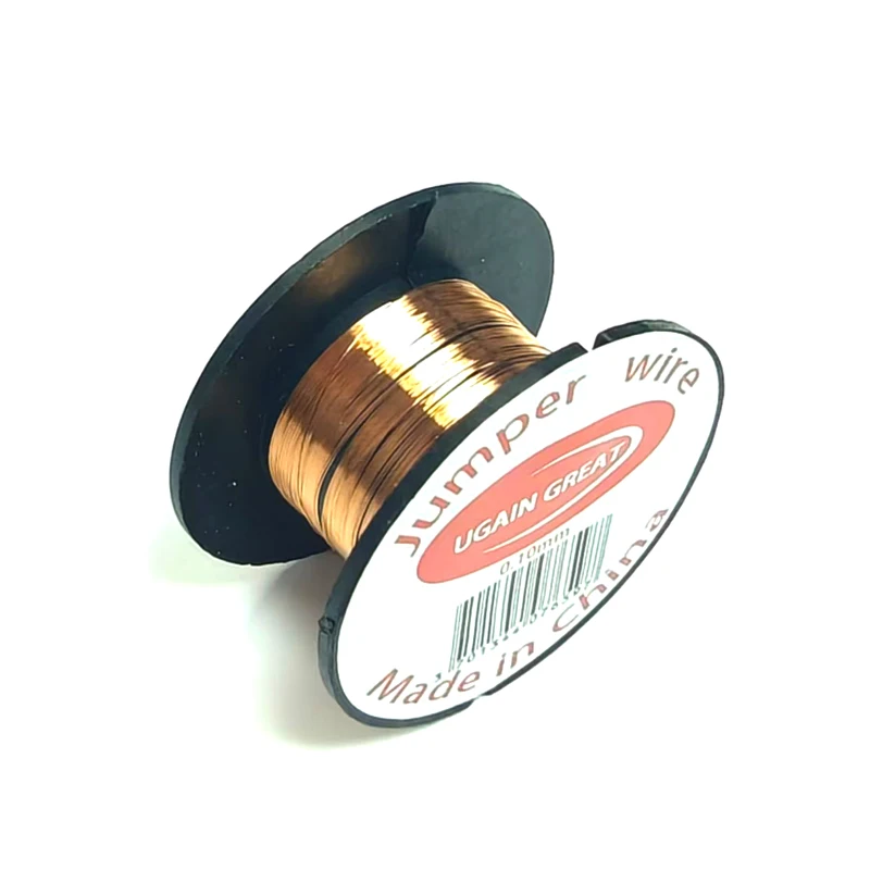 0.1mm 초극세 구리 점퍼 와이어 납땜 PCB 링크 라인 (휴대폰 컴퓨터 메인보드 BGA 용접 수리 도구)