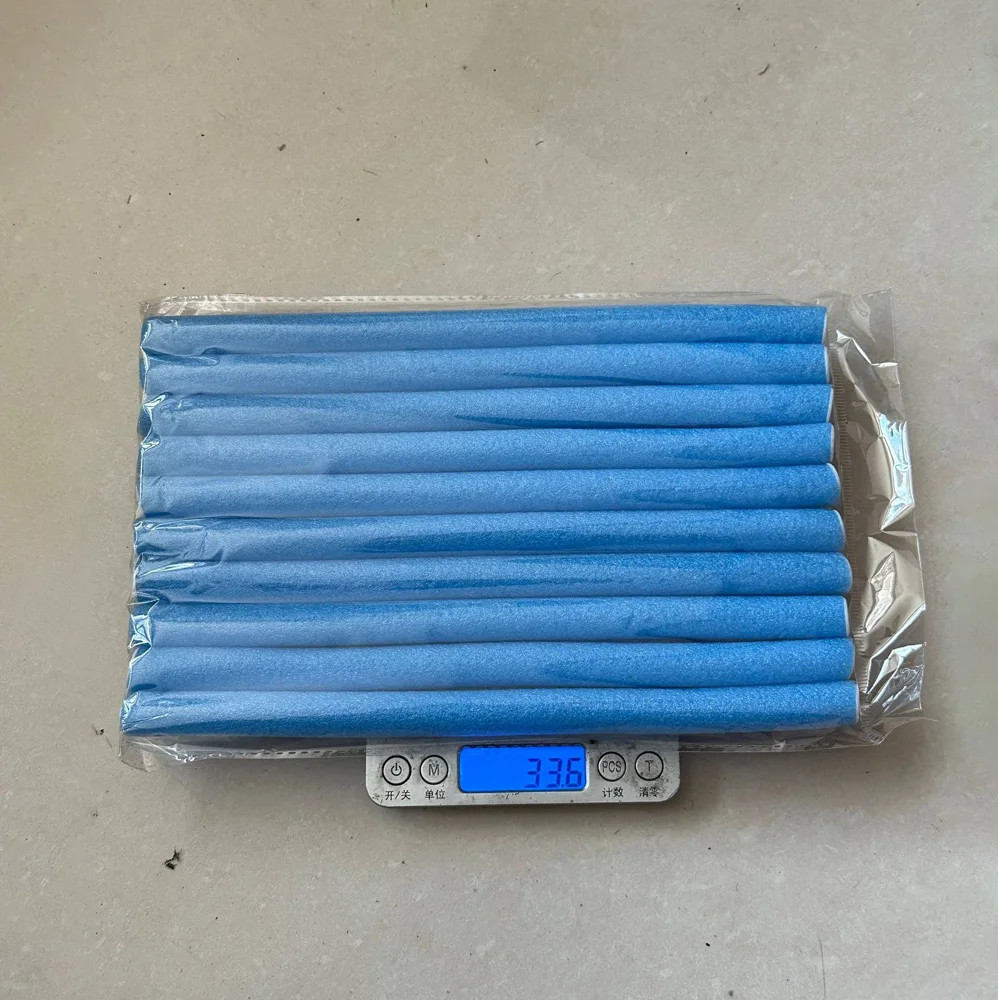 Hair Curling Stick Universal 10pcs Perm Curling Bar Colorful Sponge Curling Iron Pearl Cotton Eva Curling Iron