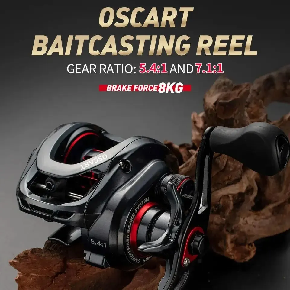 Saltwater Baitcasting Reel and Baitcaster 9BB 5.4:1 7.1:1 Bait Casting Multiplie