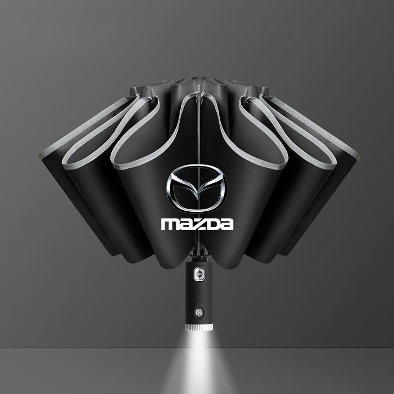 Fully Automatic Reflective Car Sunshade with Folding Umbrella Design