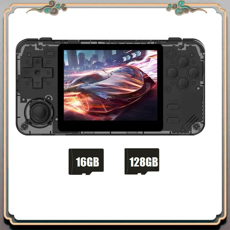 A46M-RGB10X Handheld Game Console 3.5 Inch IPS Screen 16+128GB Open Source For GBA GBC PSP NDS Simulator Video Game Console