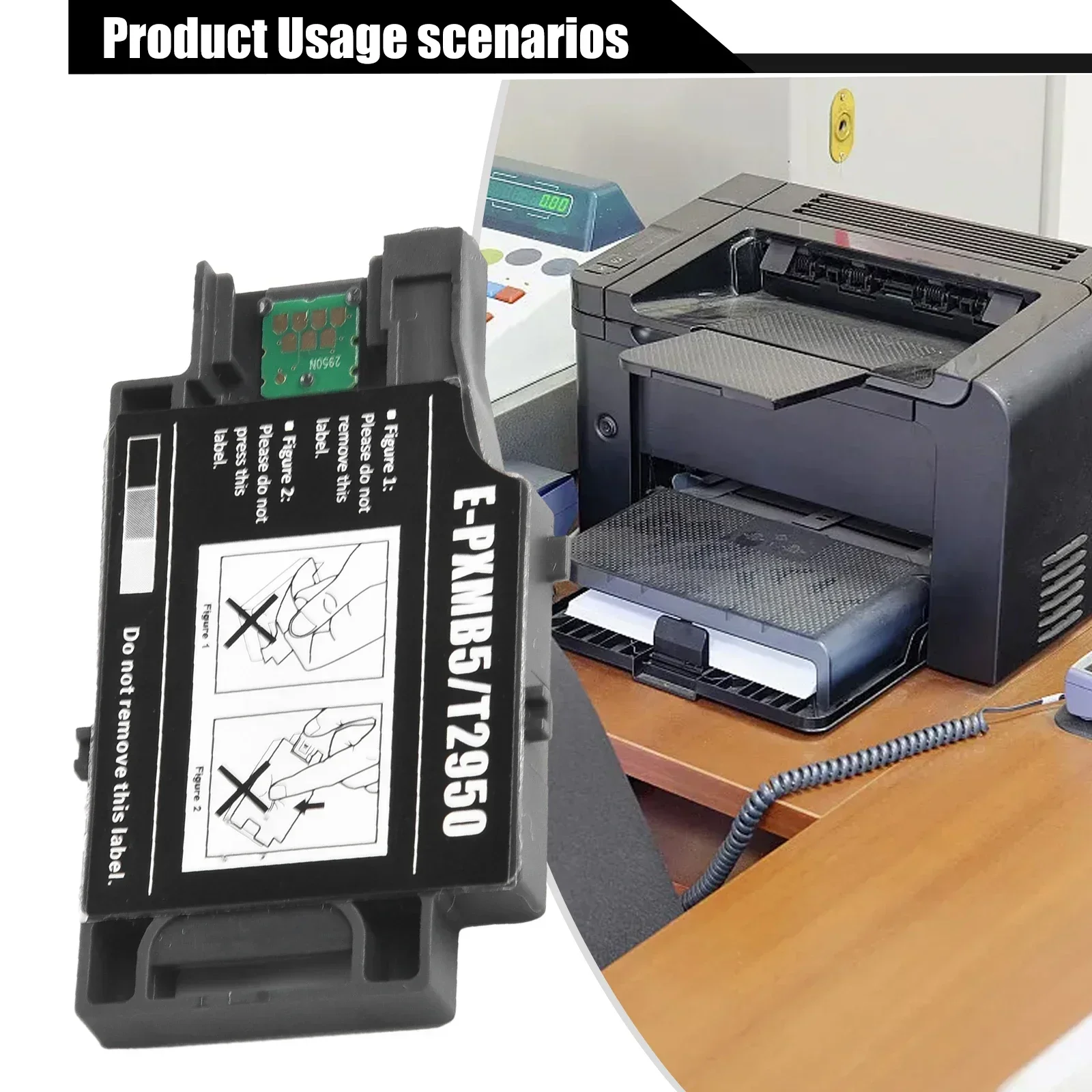 Ink Maintenance Box PXMB5 T2950 For WF-100 PX-S05B S05W Mobile Printer Waste Ink Tank Printer Office Tool Parts