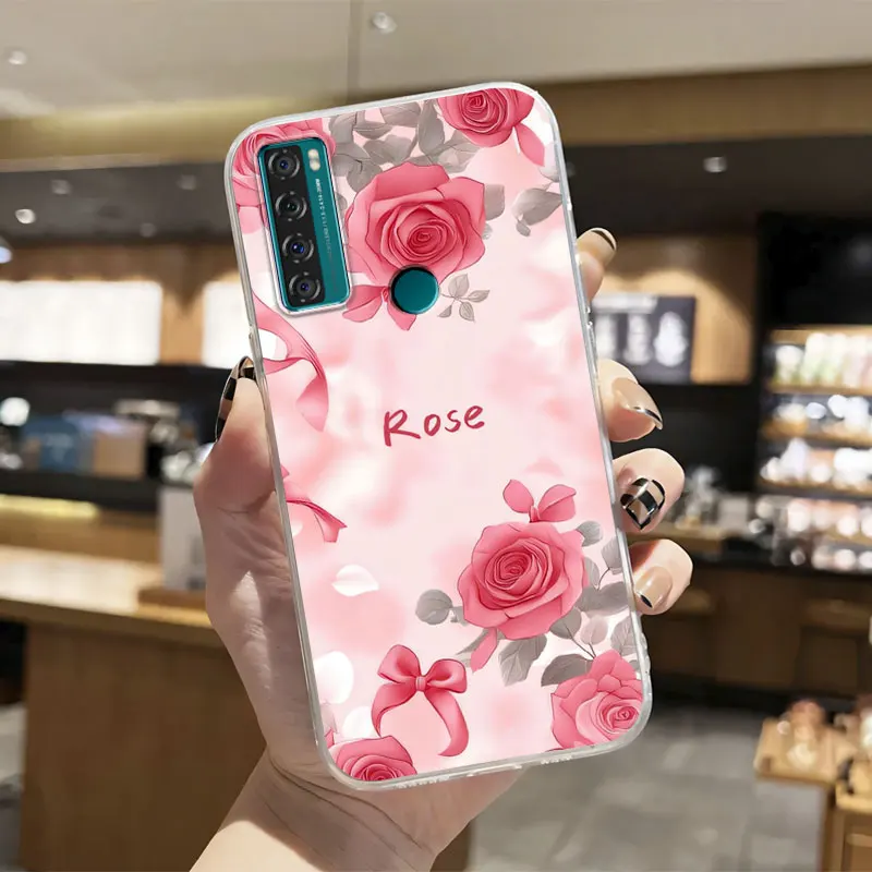 Transparent Shockproof Silicone Soft Phone Case