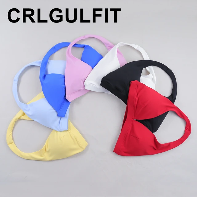 Soutien-gorge Sexy respirant pour femmes, col en v, col suspendu, Cool, sous-vêtements Yoga, Fitness, course à pied 1