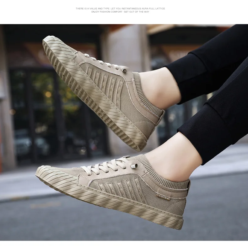 Men's Summer Breathable Casual Canvas Shoes 10 S6d40906d14e547a29e7004ec2ee60086T