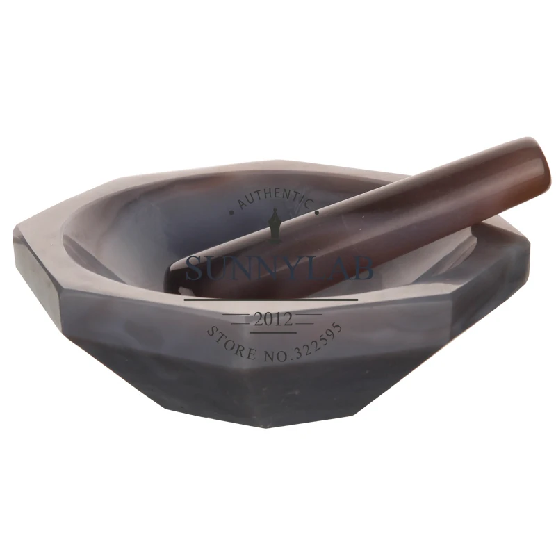 30mm To 130mm 1set Carnelian Mortar and Pestle FIRST-GRADE Pure and Natural AGATE Mortar with Pestle Lab Mortar and Pestle