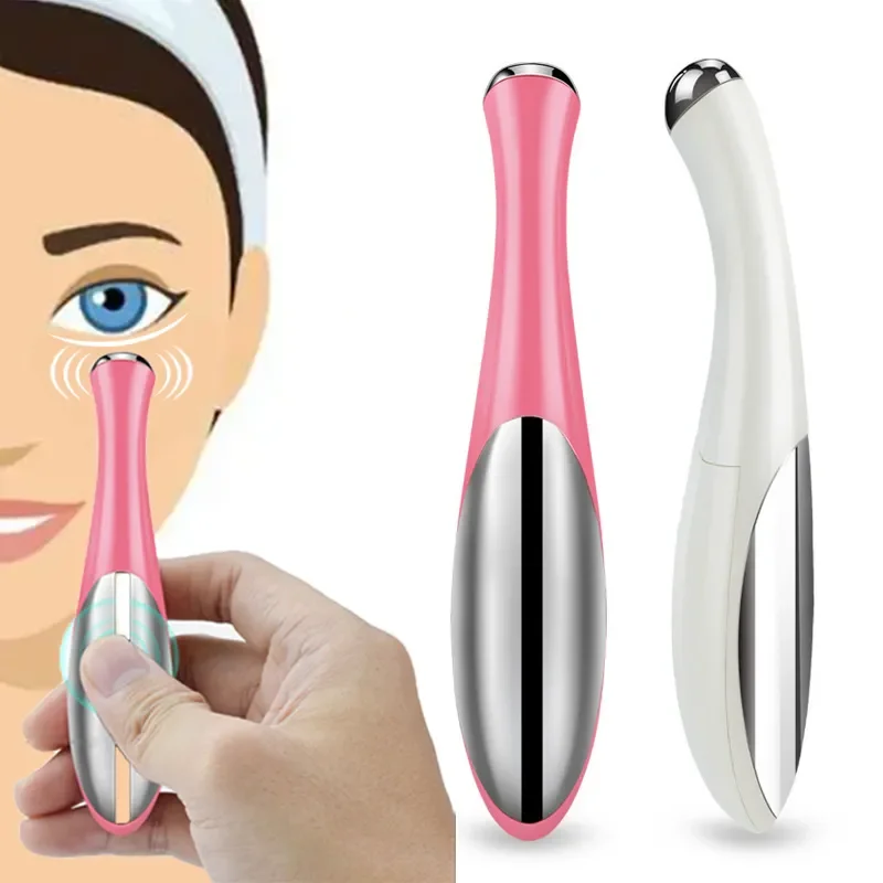 

1pcs Vibration Eye Face Massager Anti-Ageing Wrinkle Dark Circle Pen Removal Rejuvenation Beauty Eye Care Pen Vibrator Massage