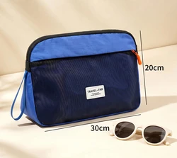 Compact Unisex Travel Toiletry Bag (Blue)