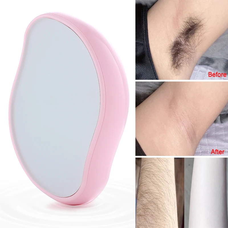 

Crystal Safe Painless Epilator Physical Reusable Hair Remover Easy Cleaning Body Care Beauty Depilation Tools Glass Hair Removal