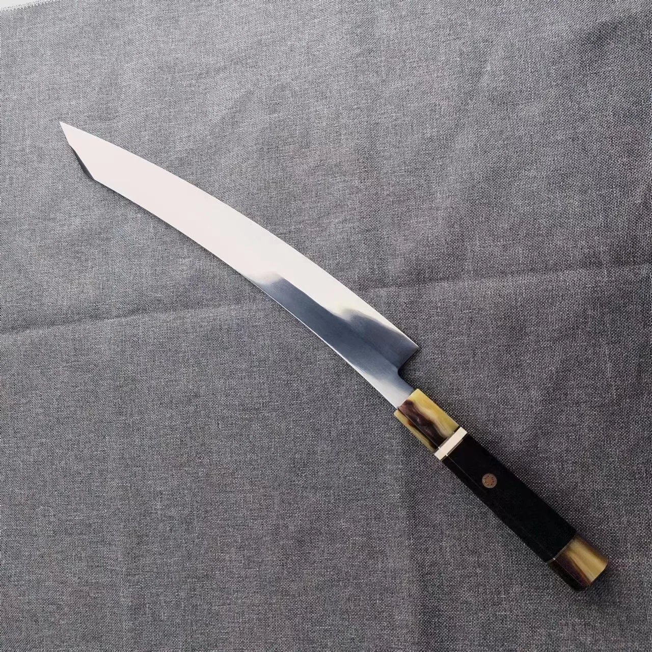 

Sashimi Knife 9Cr18MoV Steel Curved Blade Single-edged Cleaver Tynny Slicing Sushi Kiritsuke Sakimaru Yanagiba Kitchen Knives