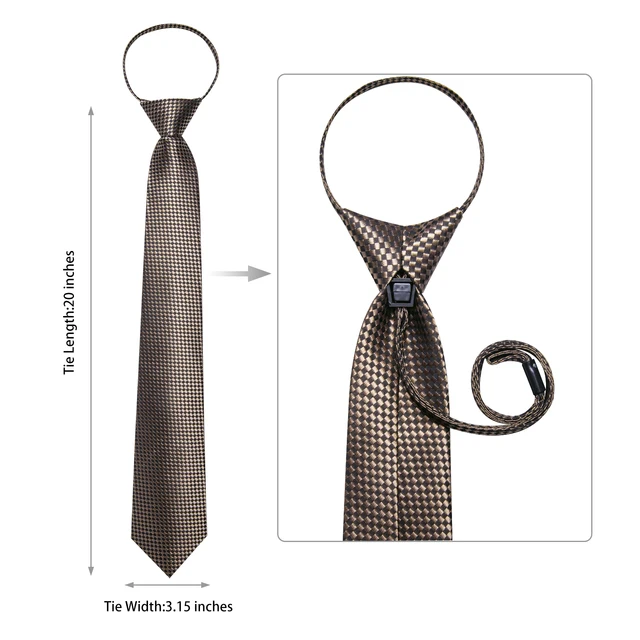 zip up neck tie