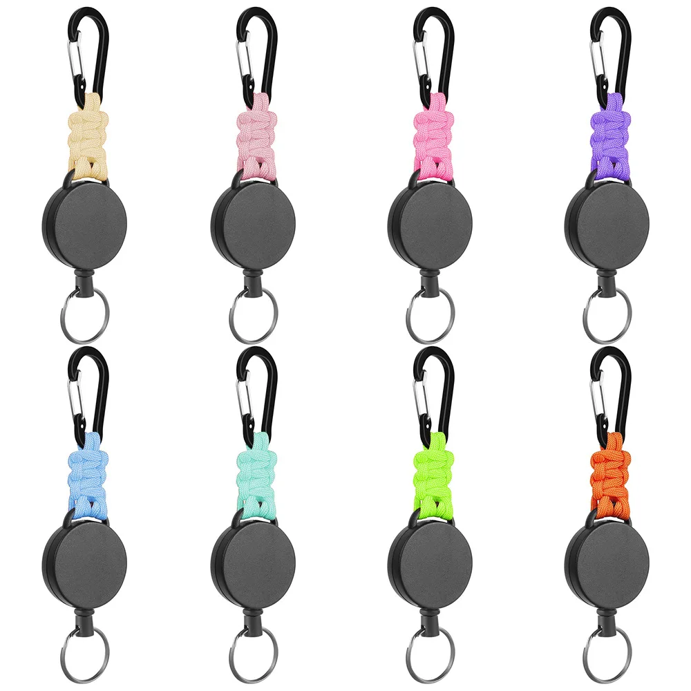 

Retractable ID Badge Holder with Anti-theft Keychain Anti-lost Doctors Nurses ID Card Holder Reel Clip