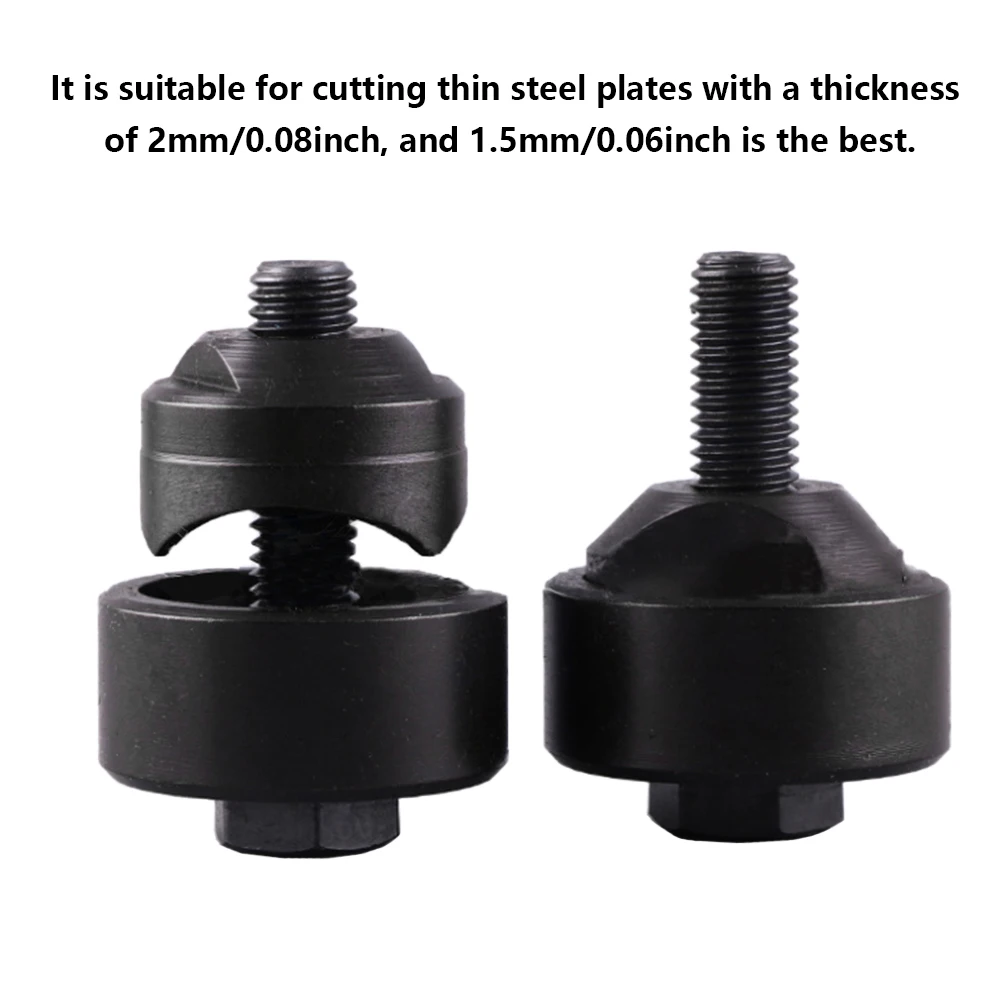 구멍 펀치 육각형 소켓 외부 육각형 베어링 강판 금속 16mm-50mm 구멍 오프너 목공 펀치 절단 도구 36 크기