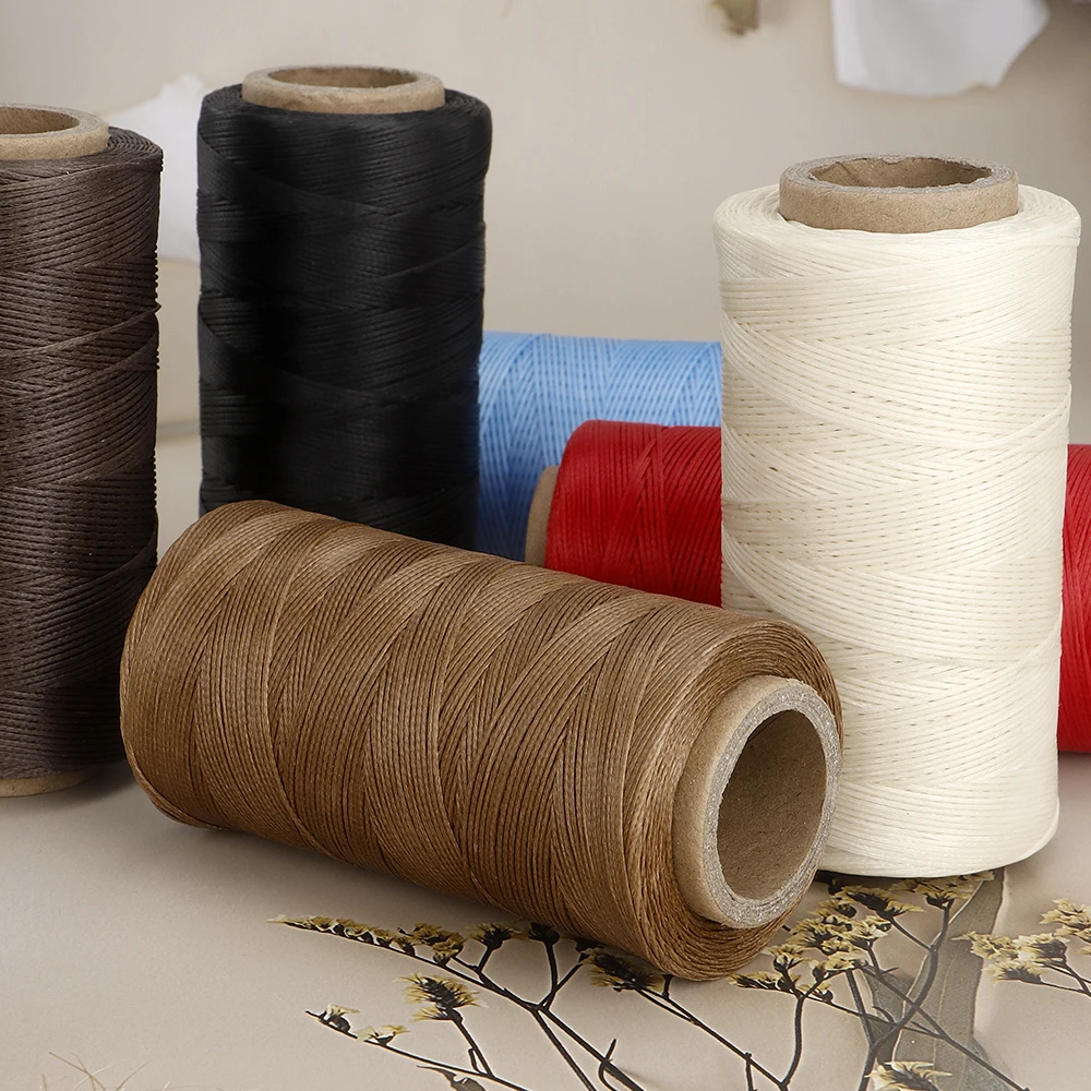 Hilo encerado para costura de cuero, 284 yardas, 150D, para