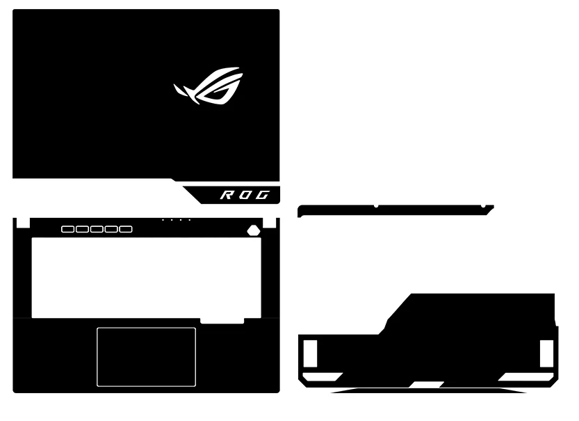 

Customize Style 1x Top +1x Palmrest +1x Bottom Skin Pre-cut Stickers Case Cover Film For 2021 ASUS ROG G513 G513QM G513QY G513QE