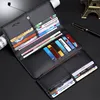 Cowhide mobile phone bag large capacity card bag Leather wallet Men's long multi-functional large capacity business men 4