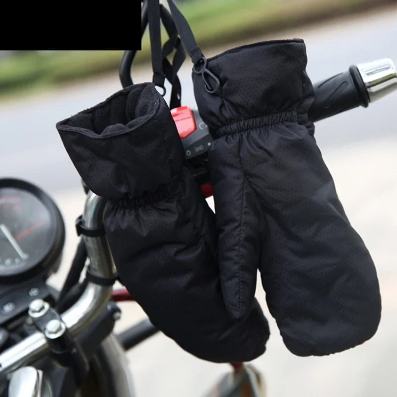 Thermal Snowboard Ski Gloves Men Women Winter Warm Snow Mountain Skiing Snowmobile Mittens Kids Long Rope Hang 5