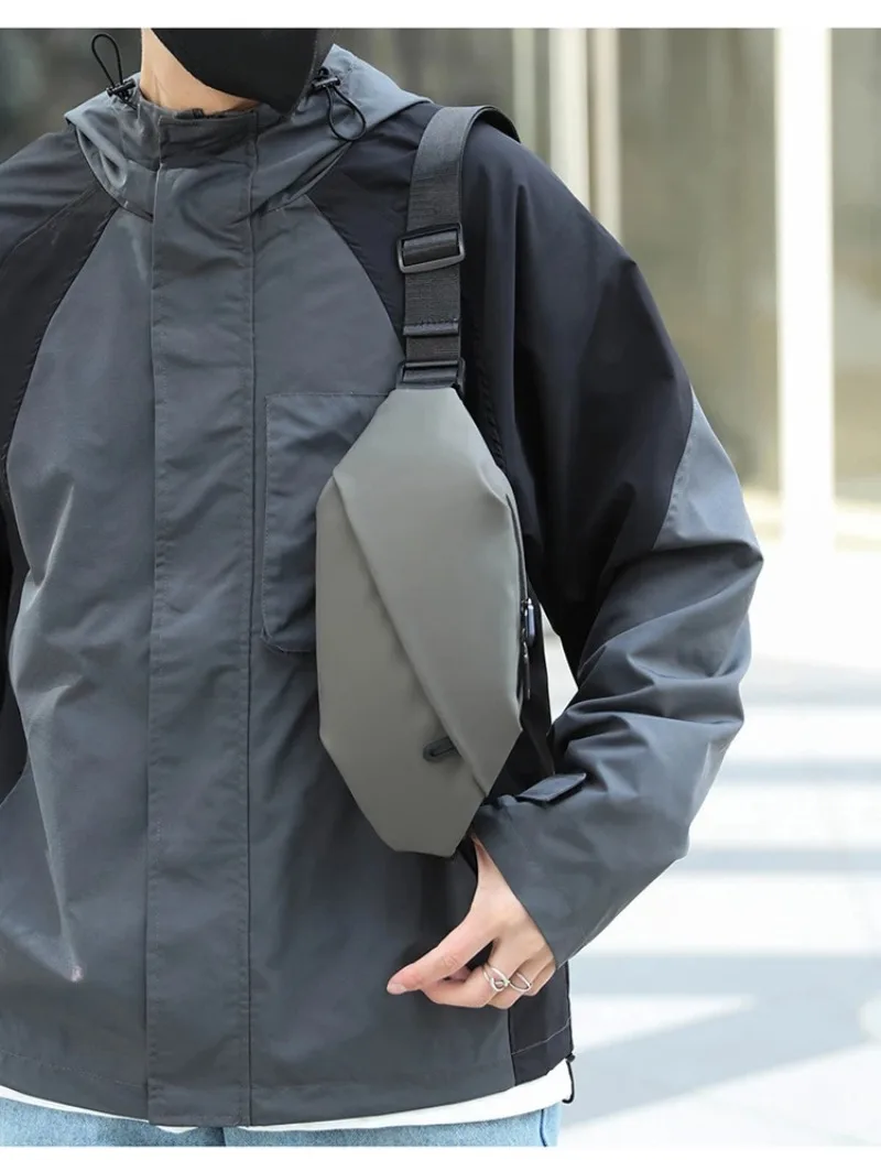 Männer Minimalistische Outdoor-Sport Laufen Jogging Taille Tasche Mann Wasserdichte Fanny Pack Stilvolle Cross Body Gürtel Tasche Taille Tasche für Männer – Detail 14