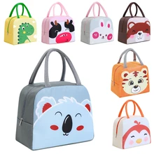 Portable Insulated Thermal Picnic Food Lunch Bag Box Cartoon Tote Food Fresh Cooler Bags Pouch For Women Girl Kids Children Gift