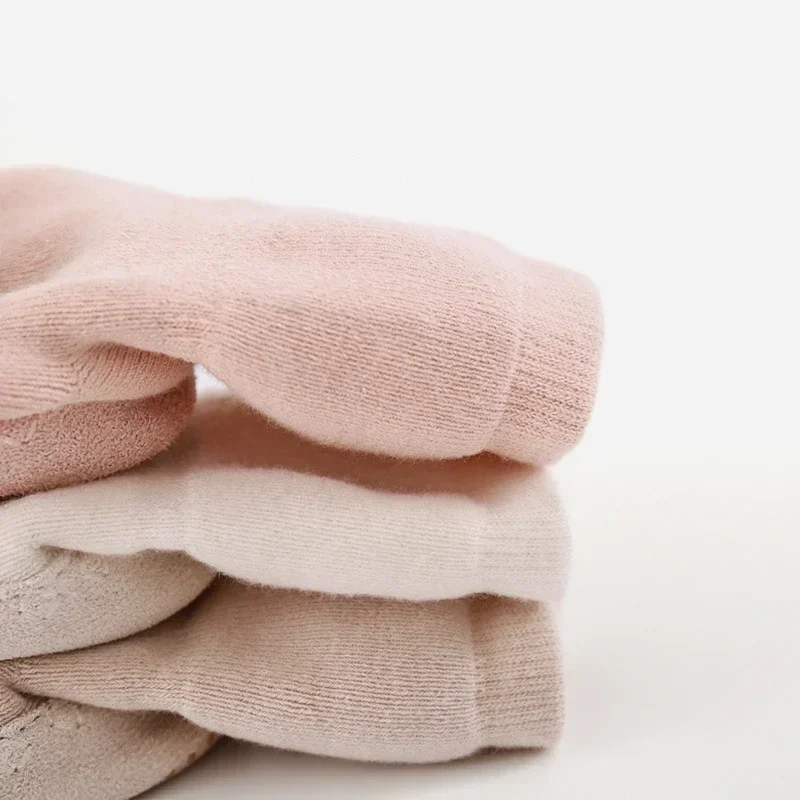 Cotton Non Slip Baby Girl Sock Shoes for Autumn Winter