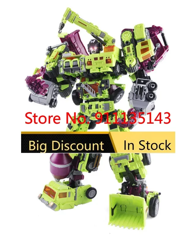 

Cool Nbk Devastator 6 In 1 Action Figure Ko Gt Green Color 2023 Second Ver 3rd Party Third Party Action Figure Toy In Stock