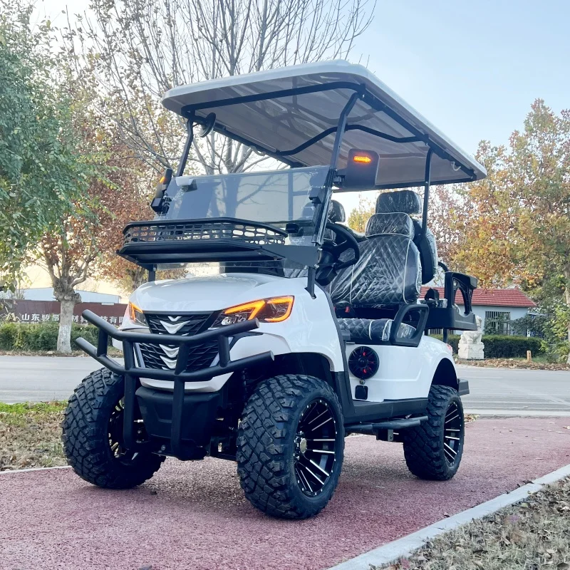 Club Golf Carts 2/4/6/8 seater Street Legal Golf Cart 72V Lithium Comfortable 4 Seats Electric Car Vehicle