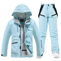 New, Men's and Women's Ski Suit Sets, Waterproof, Snow Costume, Ski Jacket and Pant Set, Outdoor Clothing, Snowboarding, Overall 1