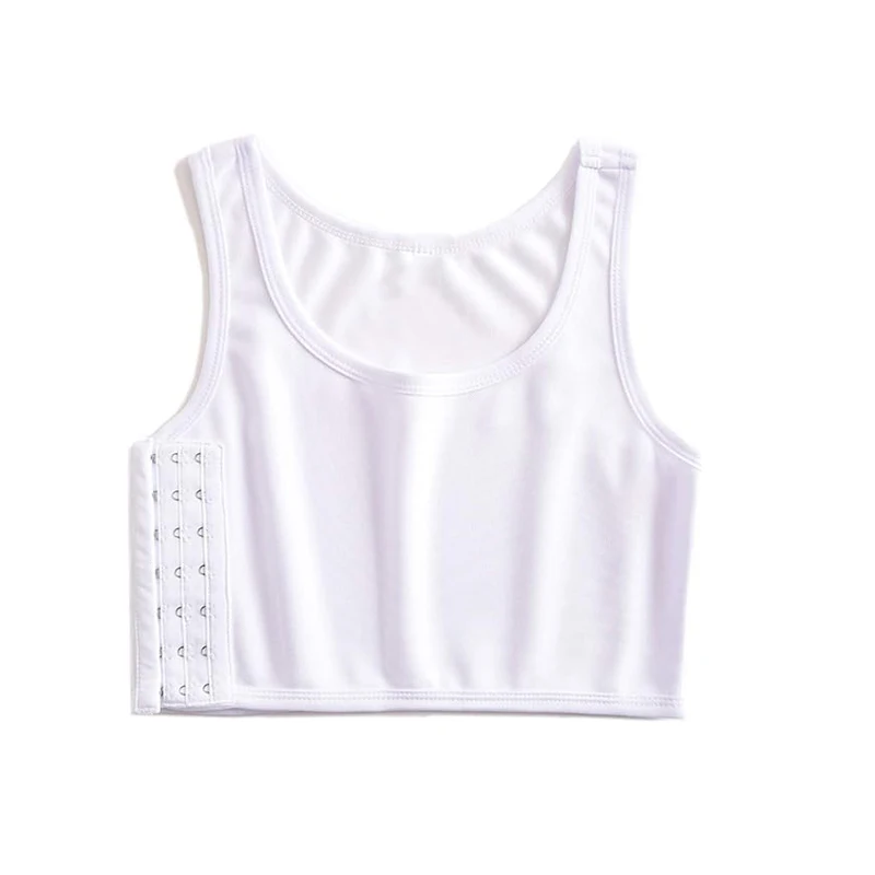 Breast Binder Flat Women Seamless Summer Short Vest Tank Top Shaper Bustier