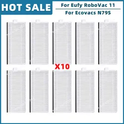 Replacement Parts: Main Side Brush and HEPA Filter for Robotic Vacuum Cleaners (Set K)