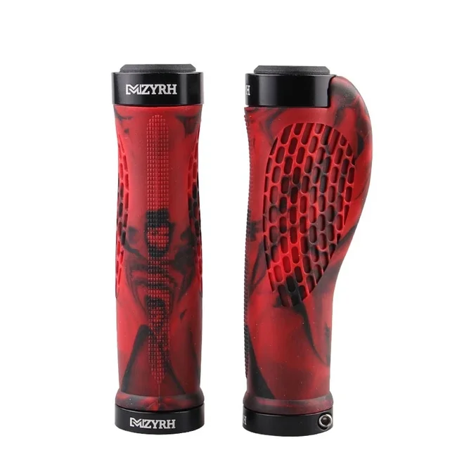 Anti-Skid Ergonomic Mountain Bike Grips Bicycle Flu For Bicycle Handlebar Grips Mtb Bicycle Cuffs Bike Accessories 6 Colors 4