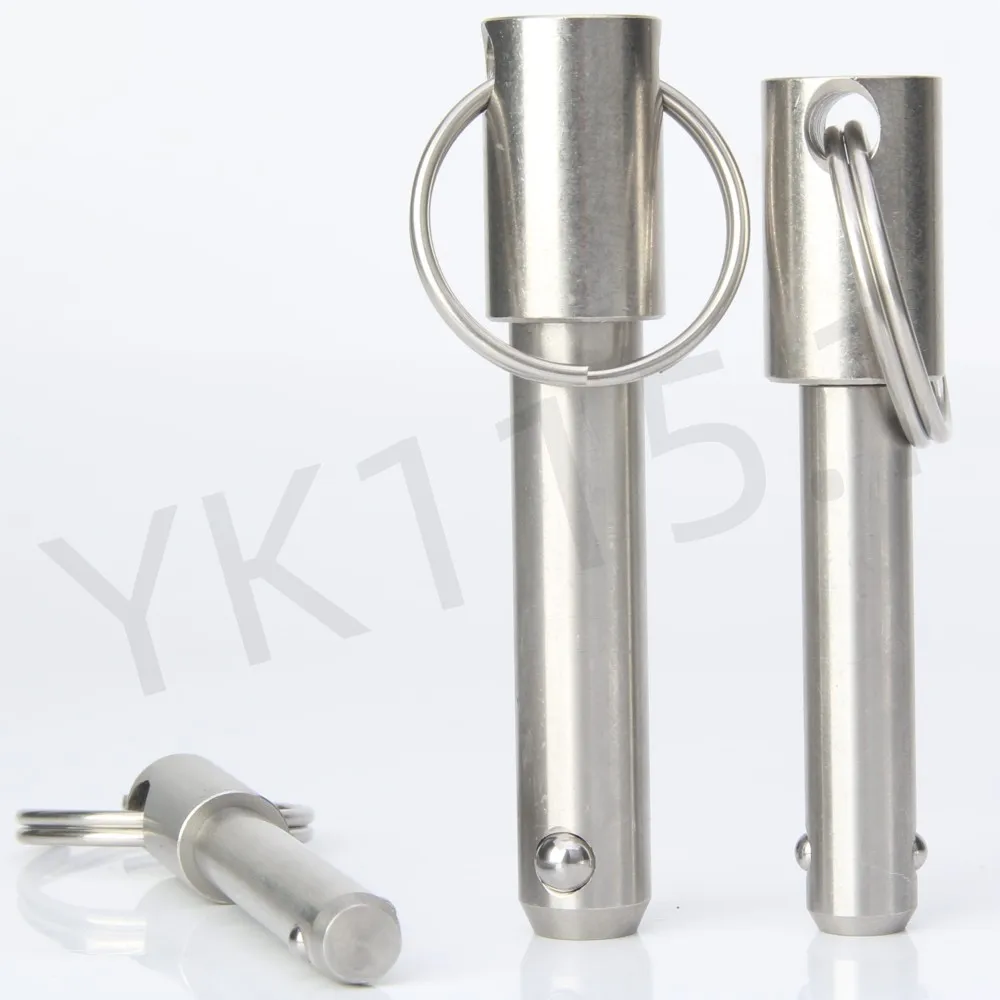 YK115.1 Safety Spring Lock Pin All Stainless Steel Pull Ring Quick Release Ball Lock Pins stainless steel ball lock pins