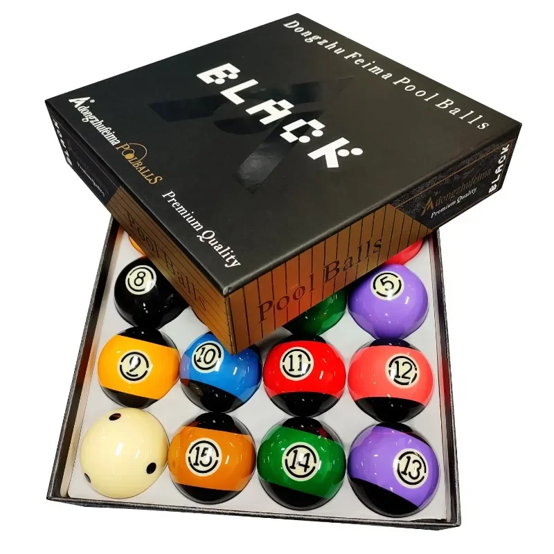 Professional 57mm Billiard Balls Set 16-Color Phenolic Resin Tournament-Grade for Club & Home Training