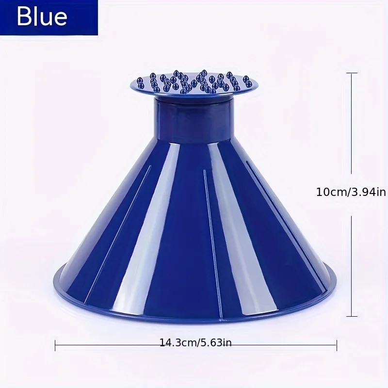 1PCS Car Ice Scraper Funnel Snow Remover Cone Tool Car Snow Scraper Magical Ice