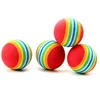 10pcs Colorful Pet Cat Kitten Soft Foam Rainbow Play Balls Funny Activity Toys 5