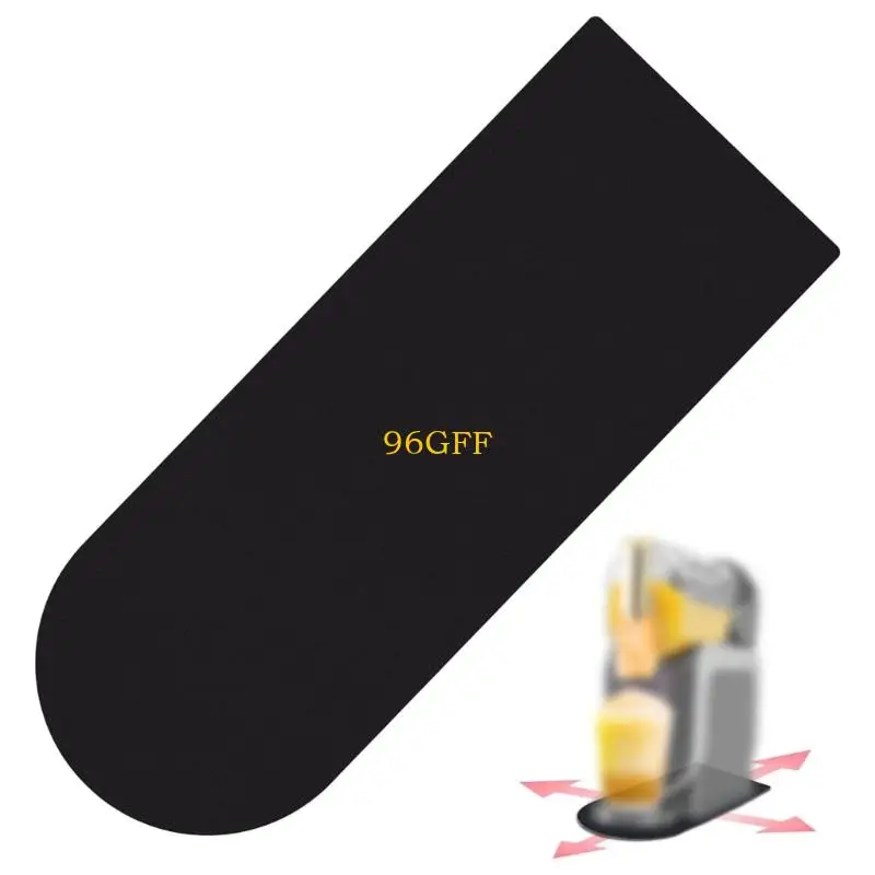 96GF 푸드 프로세서 슬라이딩 패드 부엌 기기 조리대 저장 저장 움직이는 슬라이더 기계 액세서리 고무 질감