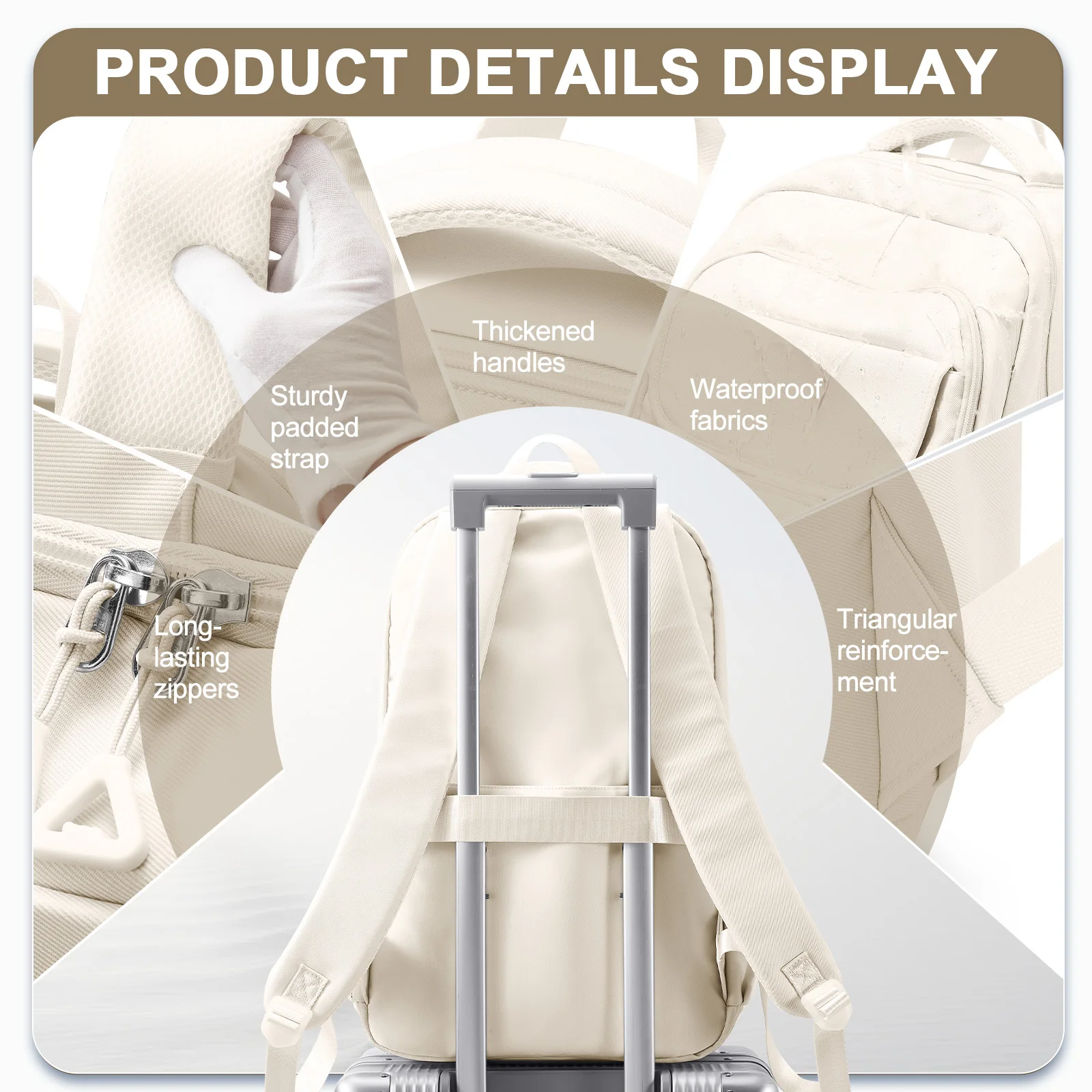 Water-Resistant School Backpack Nylon Casual Youth Lightweight Bags Adjust Strap Girls Bookbag Zipper Student Laptop Schoolbag