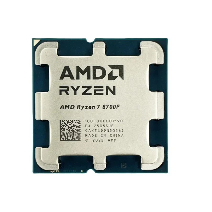 AMD 라이젠 7 8700F DIY PC 조립 데스크탑 CPU 8코어 16스레드 5.0GHz 최대 16MB 캐시 AM5 DDR5 65W 4nm 쿨러 미포함