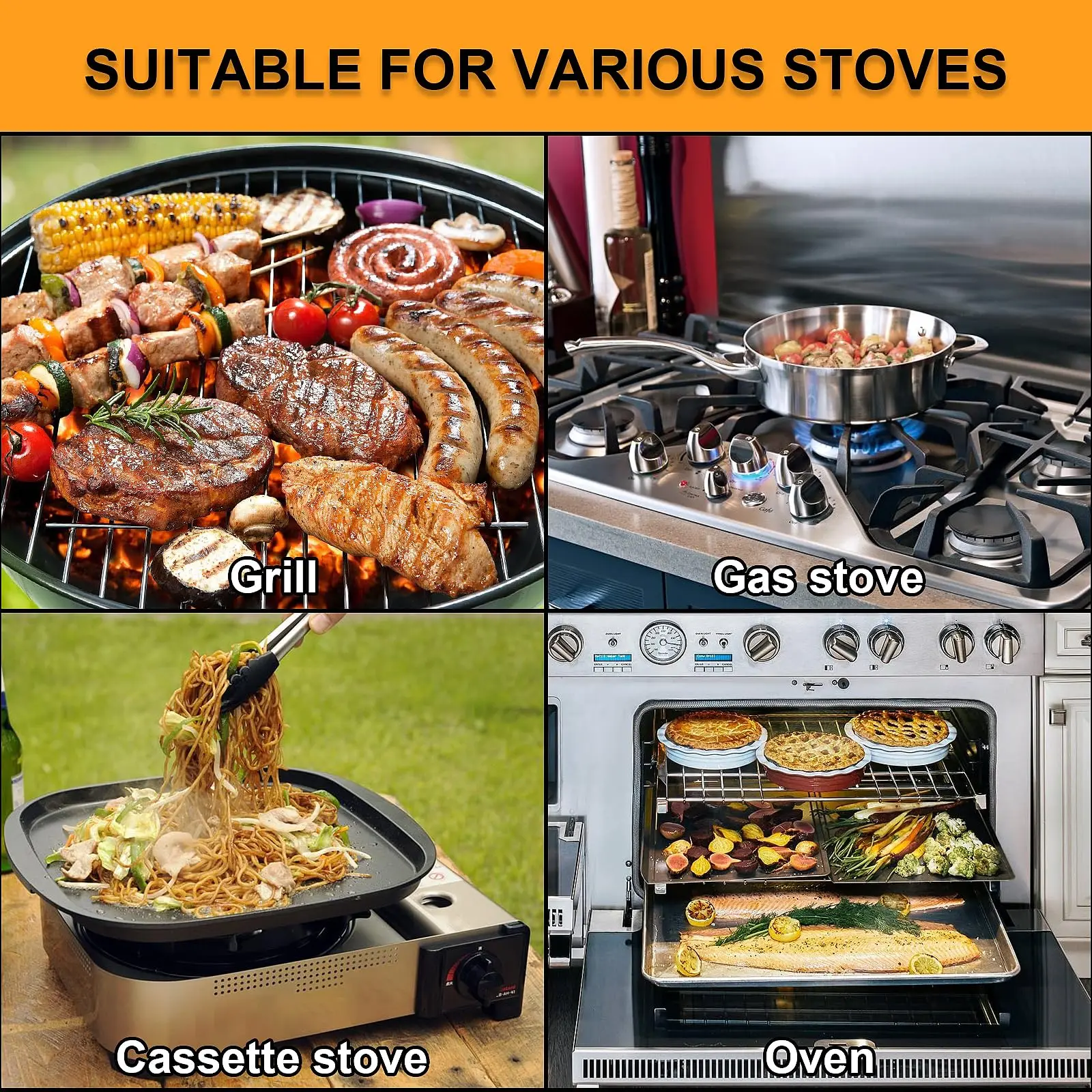 5/6 Piece Set Outdoor Camping Cookware Set Stainless Steel Foldable Cooking Pots Pans Household Cookware Hiking Picnic