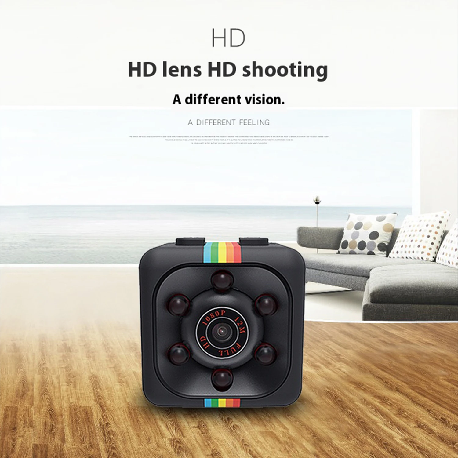 SQ11 Mini Camera HD 720P 1080P Security IP Camera Camcorder Motion DVR Card Direct Recording Camera Sport DV Video Small Monitor 5