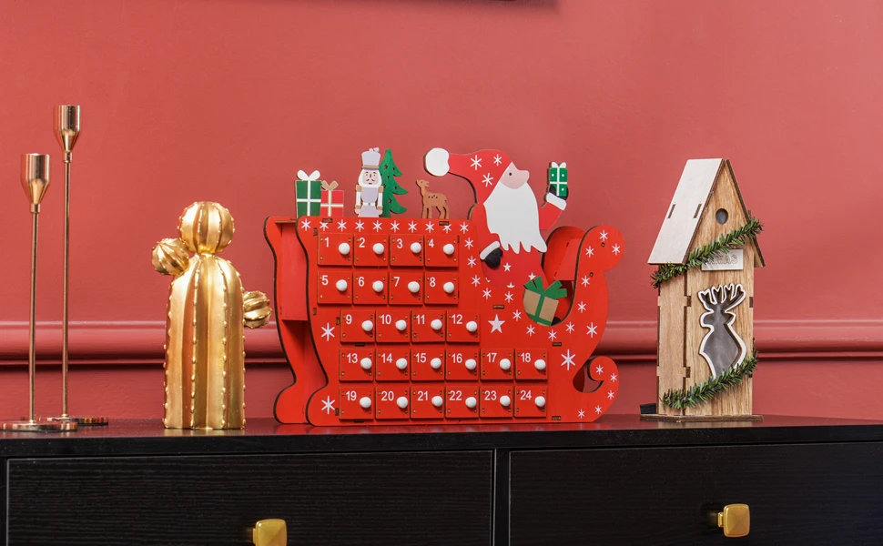 calendario de adviento teen boys adult women gift desk table