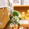 8cm Cute Cartoon Mini Turtle Doll Keychain Pendant Girl Woman Bag Doll Plush Toy Key Ring Jewelry Small Gift 3