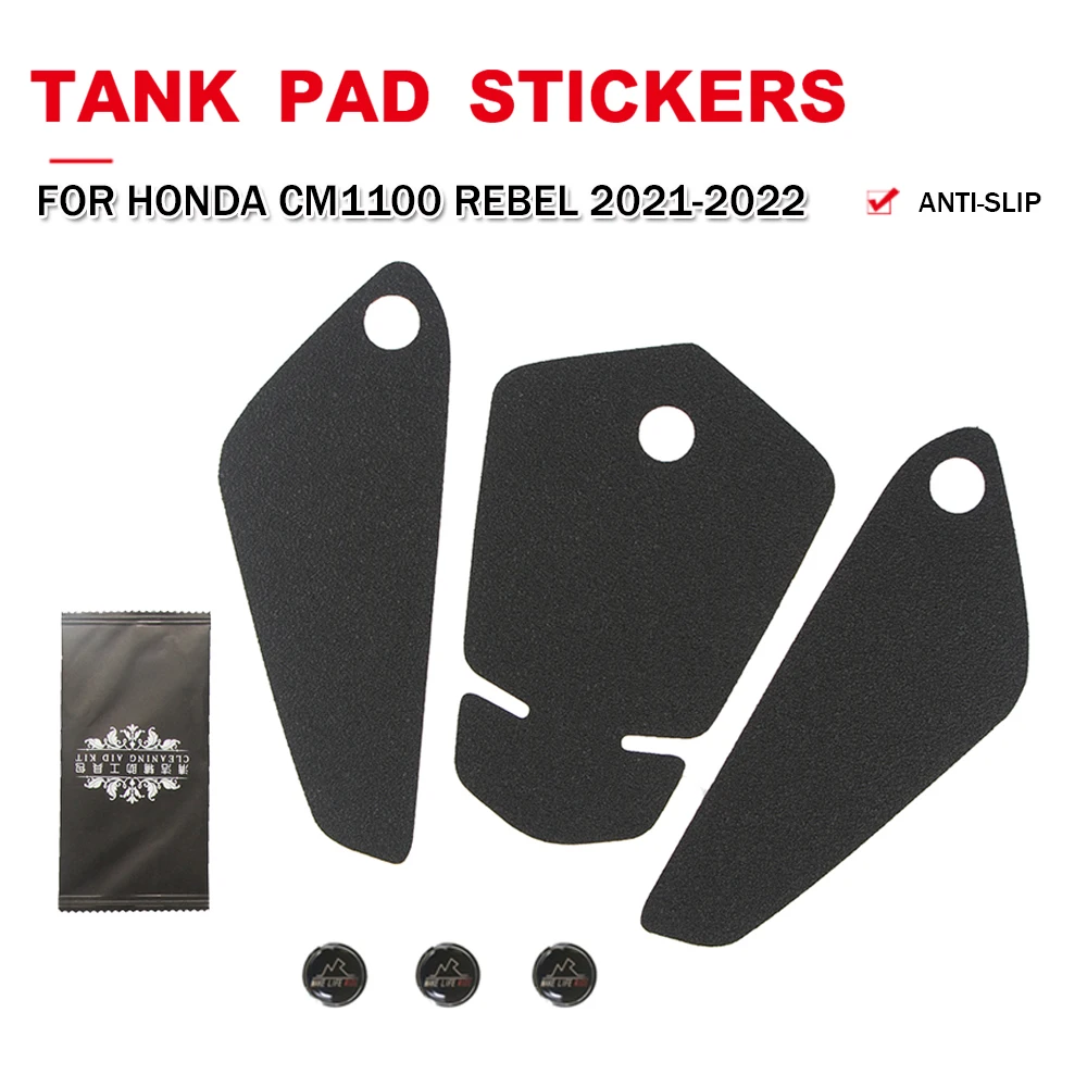 

For Honda CM1100 REBEL CM 1100 2021 2022 Motorcycle Protector Anti Slip Tank Pad Sticker Gas Knee Grip Traction PVC Side Decals