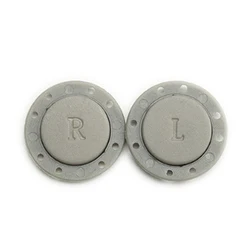 Invisible Magnetic Button Set for Sewing and Clothing Decoration (Gray)