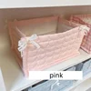 1PC Square Storage Basket Desktop Organizer Storage Basket Home Decoration Basket landry Wood basket Rattan tray Foldable box 4