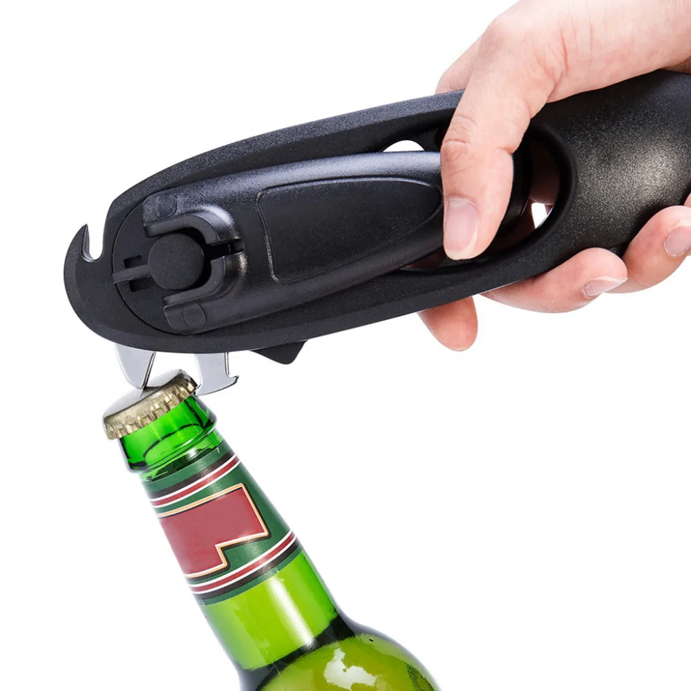 Can Opener Manual Multifunction 8 In 1 Practical Non Sharp Cans Restaurant Party Home Can Opener Portable Kitchen Accessories_voghion.com